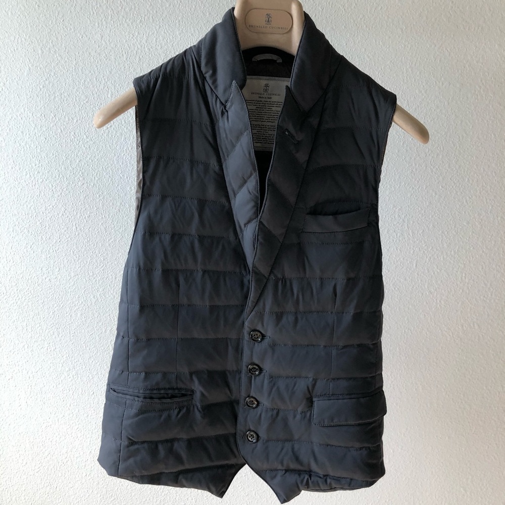 Brunello Cucinelli Quilted Gilet, Size XS